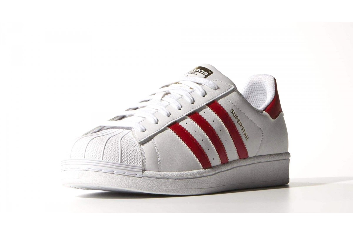 adidas superstar rouge daim